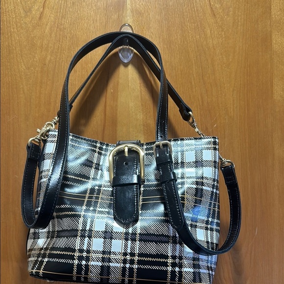 Patricia Nash plaid satchel - Picture 1 of 9